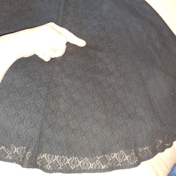 Free People dress black lace cocktail dress 2 s xs sexy mini dress daisy defect - Picture 4 of 14